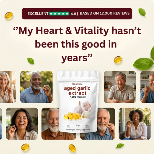Aged Garlic Extract - Odorless 7500mg Softgels